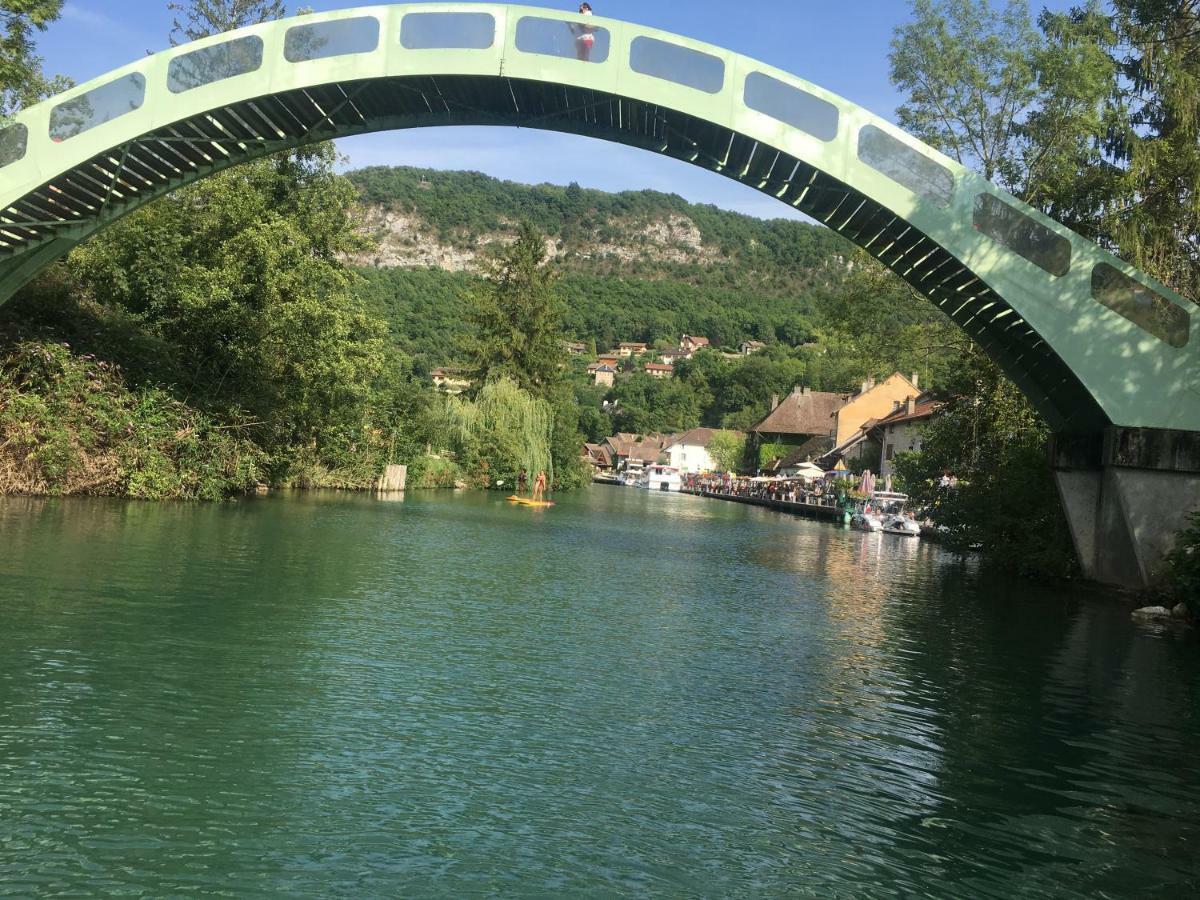 Chambres D'Hotes Des Lodges De La Cascade Yenne Екстер'єр фото
